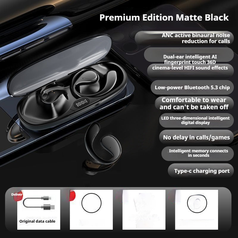 Advanced Bone Conduction Bluetooth Headset - Wireless Sports Earphones for Running & Fitness