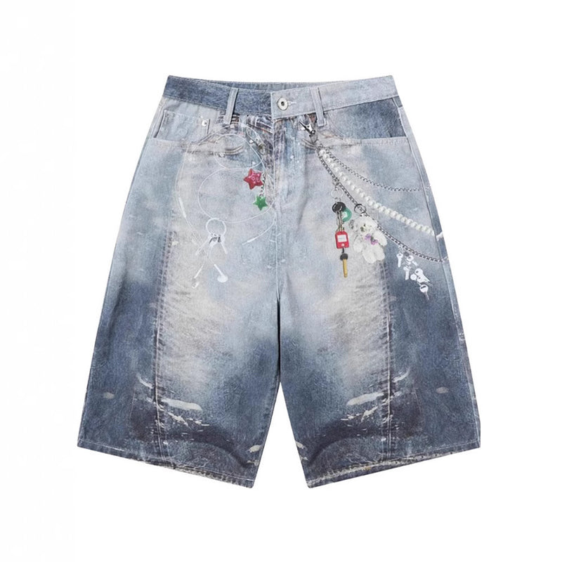 Stylish Men's Cotton Capri Pants - Loose Fit Summer Casual Shorts