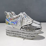 Stylish Breathable Mesh Platform Shoes