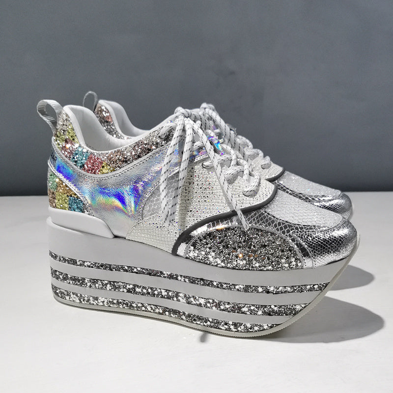 Stylish Breathable Mesh Platform Shoes