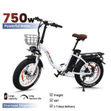 DRVETION CT20 Electric Bicycle - 750W Motor, 45KM/H Speed, Samsung Battery