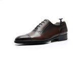 Men's Premium British Oxford Leather Dress Shoes - Classic Formal Business Footwear