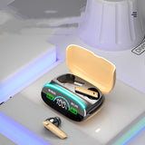 Wireless Bluetooth Earbuds - Wood Grain Design with Noise Canceling & 120H Battery Life