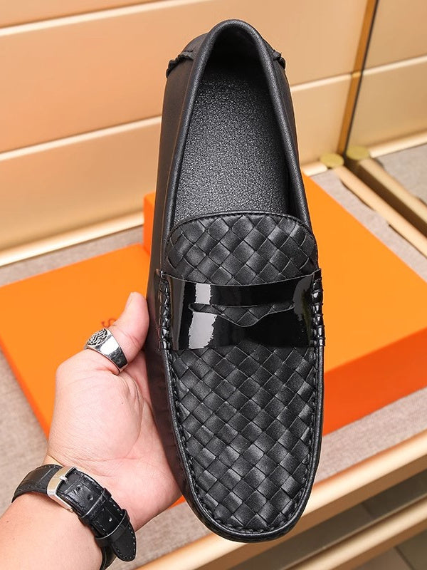 Premium Gommino Men's Casual Leather Shoes - Large Size Collection
