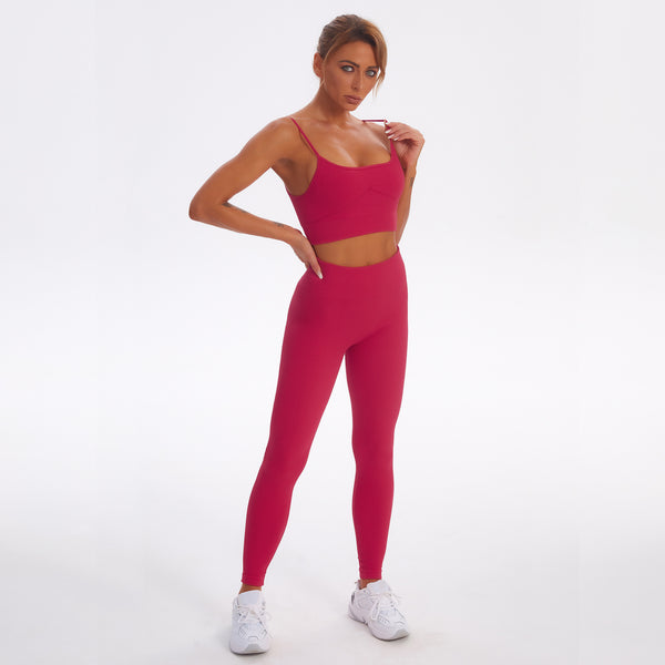 Premium Seamless Sports Set - Moisture-Wicking Yoga & Gym Wear