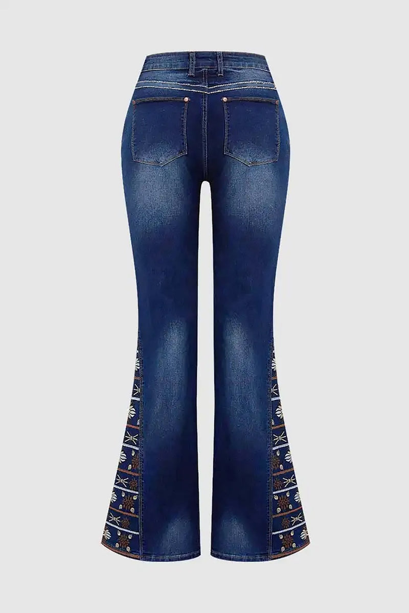 Women's High-Waist Heavily Ripped Jeans, Wide-Leg Full-Length Jeans With A Destroyed Streetwear Finish, Light-Wash Denim For All Seasons Forbidden Platform - Temu
