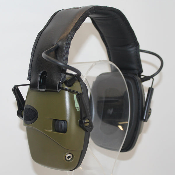 Professional Tactical Noise Canceling Earmuffs - Army Green Anti-Noise Protection
