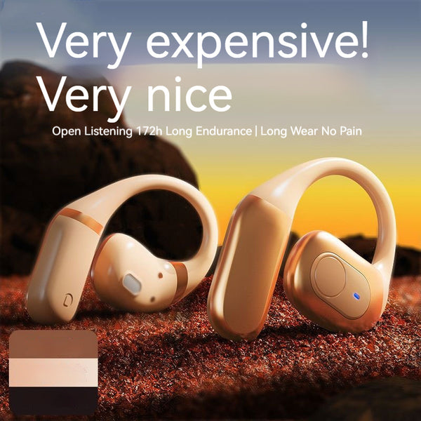 Wireless Sports Bluetooth Headset - 8-10 Hour Battery Life & Comfortable Ear Hook Design