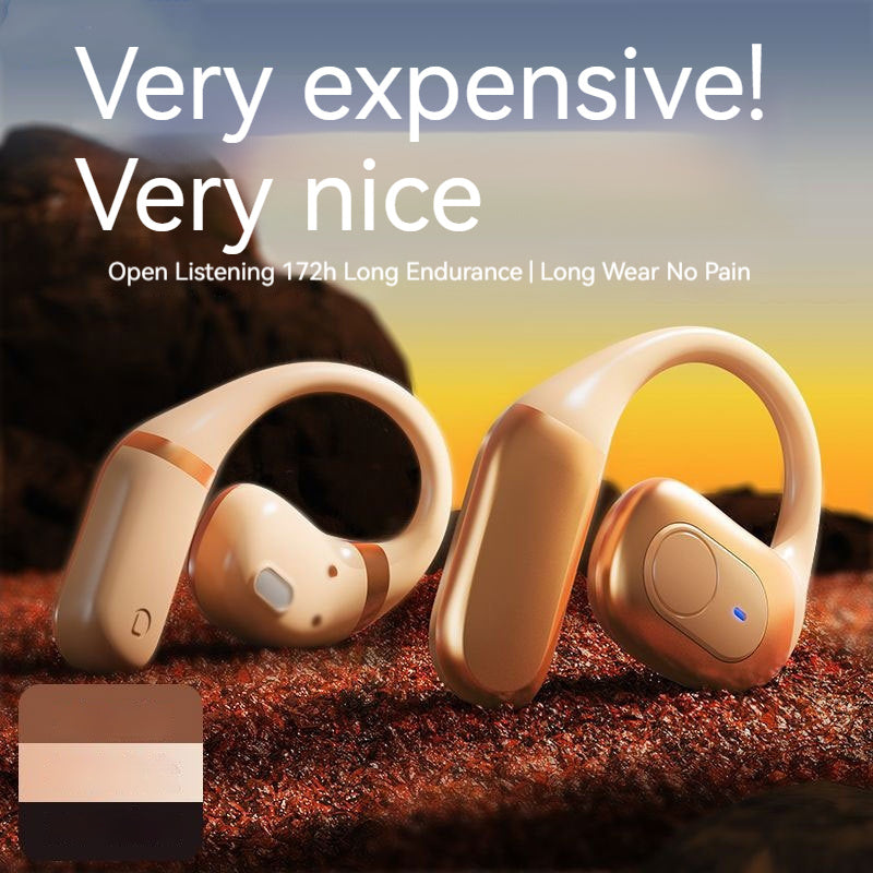 Wireless Sports Bluetooth Headset - 8-10 Hour Battery Life & Comfortable Ear Hook Design