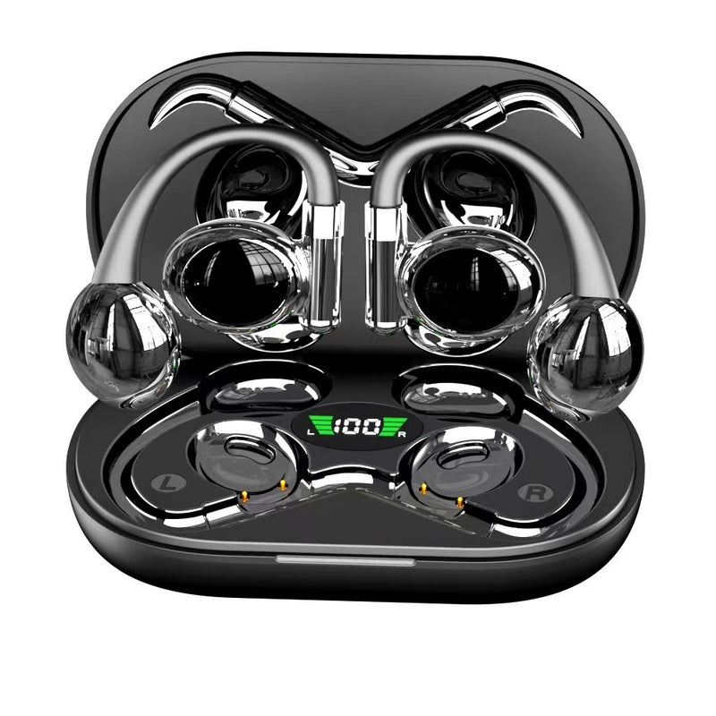 Premium Wireless Bone Conduction Headphones - Noise Reduction Gaming Earbuds with 8H Battery Life