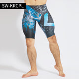 Professional Men's Swimming Trunks - Quick Dry Polyester Boxer Shorts for Training & Beach