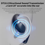 Wireless Bluetooth Sports Headset - Waterproof Ear Hook Design with 8-Hour Battery