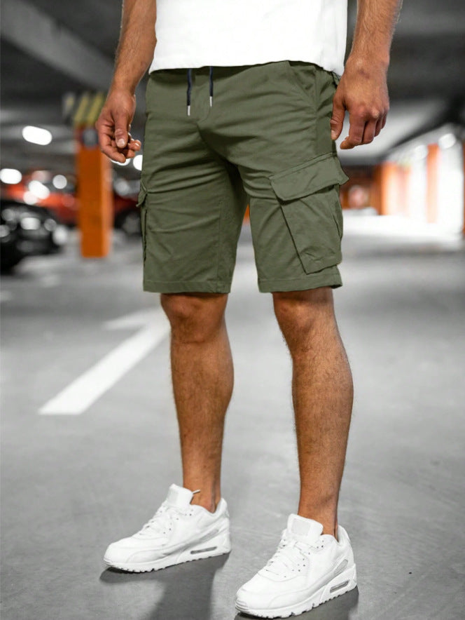 Stylish Men's Woven Five-Point Shorts - Casual Summer Pants