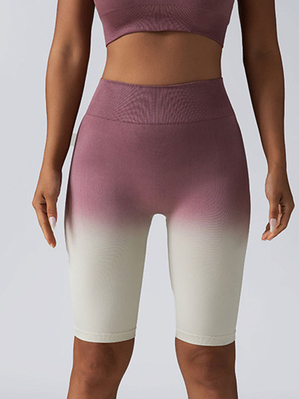 2-Pack Premium Scrunch Butt Lifting Workout Shorts - High Waisted Seamless Yoga & Gym Biker Shorts for Women