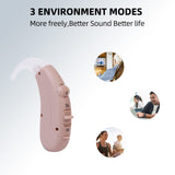 Advanced Digital BTE Hearing Aid - Adjustable Sound Amplifier for Seniors