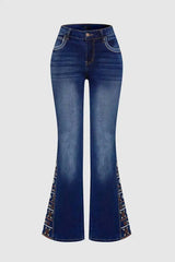 Women's High-Waist Heavily Ripped Jeans, Wide-Leg Full-Length Jeans With A Destroyed Streetwear Finish, Light-Wash Denim For All Seasons Forbidden Platform - Temu
