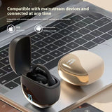 Revolutionary Open-Ear Bluetooth Headphones - Ultra-Long Battery Life with Digital Display