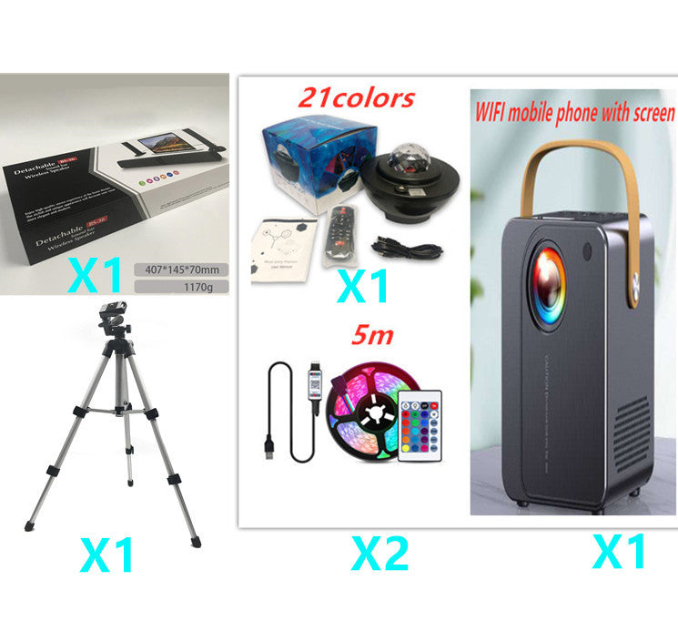 Wireless TV Sound Blaster - 4-Speaker Bluetooth Soundbar with Remote Control