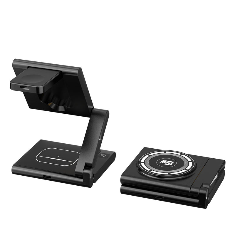 Premium 3-in-1 Wireless Charging Station - Phone, AirPods & Apple Watch