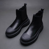 Premium Men's High-Top Casual Fashion Sneakers - Comfortable Street Style Shoes