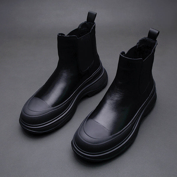 Premium Men's High-Top Casual Fashion Sneakers - Comfortable Street Style Shoes