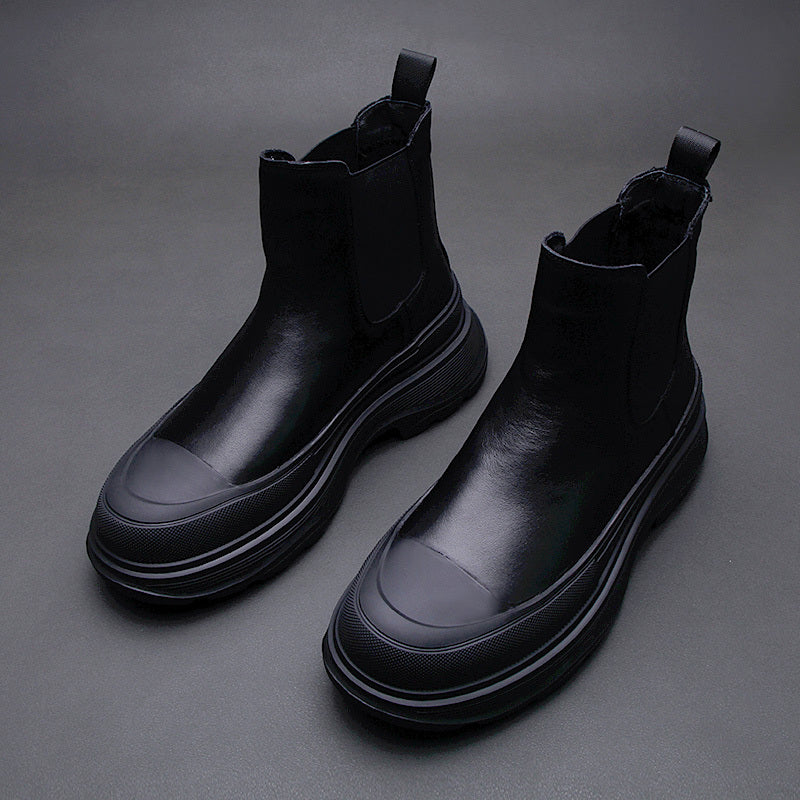 Premium Men's High-Top Casual Fashion Sneakers - Comfortable Street Style Shoes