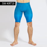Men's Quick Dry Polyester Swimming Trunks - Comfortable Five Point Swim Shorts