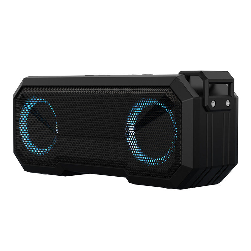 Luminous Waterproof Bluetooth Speaker with Power Bank - Dual 8W Speakers & LED Lights