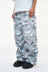 Tactical Multi-Pocket Camouflage Cargo Pants - Men's Loose Fit Workwear Trousers