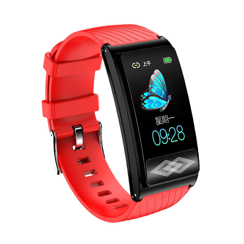 P10 Nouveau bracelet intelligent ECG dynamique Santé Pression artérielle Oxygène sanguin Montre d'exercice
