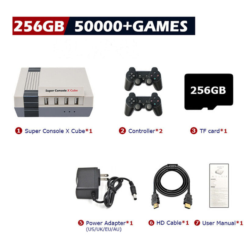Classic Retro Gaming Console - 8-Bit Entertainment System with Built-in Games