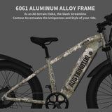 Ultimate All-Terrain Fat Tire Electric Bike - 52V 1000W Motor, 20AH Extended Range Battery & Hydraulic Brakes