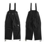 Relaxed Fit Denim Overalls - Vintage Style Workwear