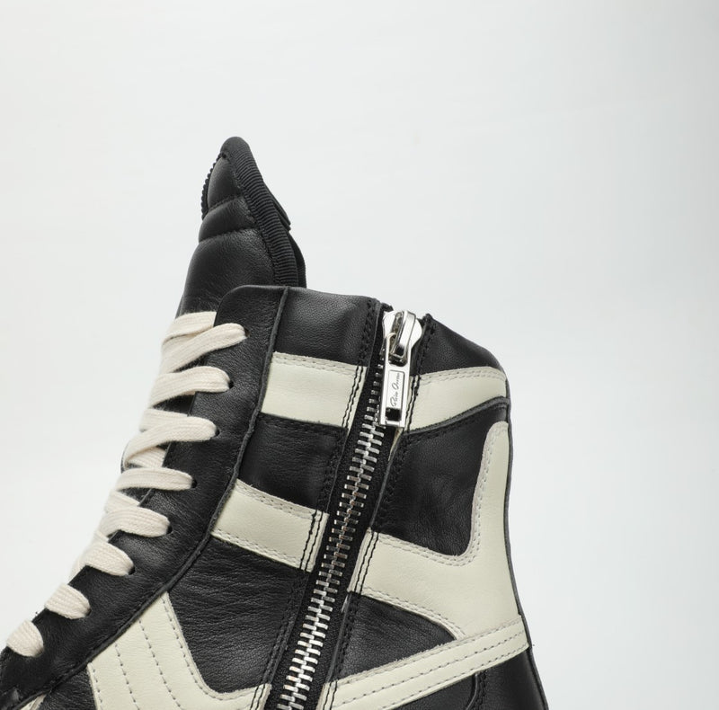 Stylish Urban High-Top Leather Sneakers with Air Cushion Technology