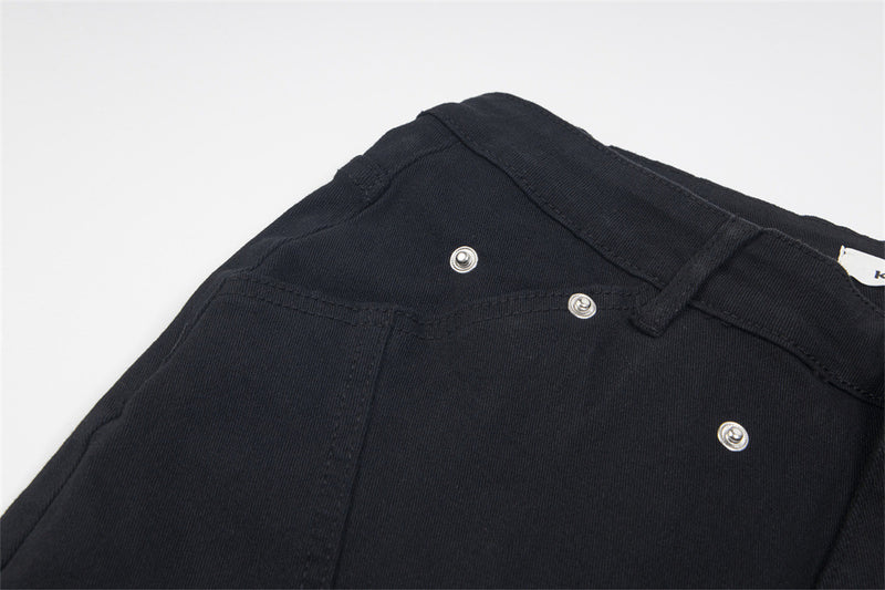 Stylish Bootcut Work Trousers - Cotton Blend Cargo Pants for Men & Women
