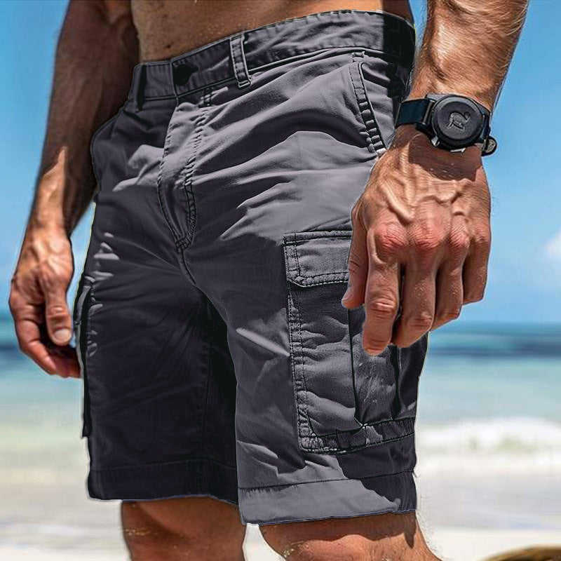 Premium Men's Multi-Pocket Cargo Overalls - European Style Workwear