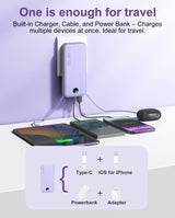9000mAh Power Bank with AC Socket & Digital Display - Fast Charging Portable Charger