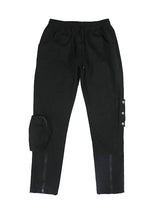 Functional Zipper Cargo Overalls - Men's Flared Workwear with Multi-Pocket Design