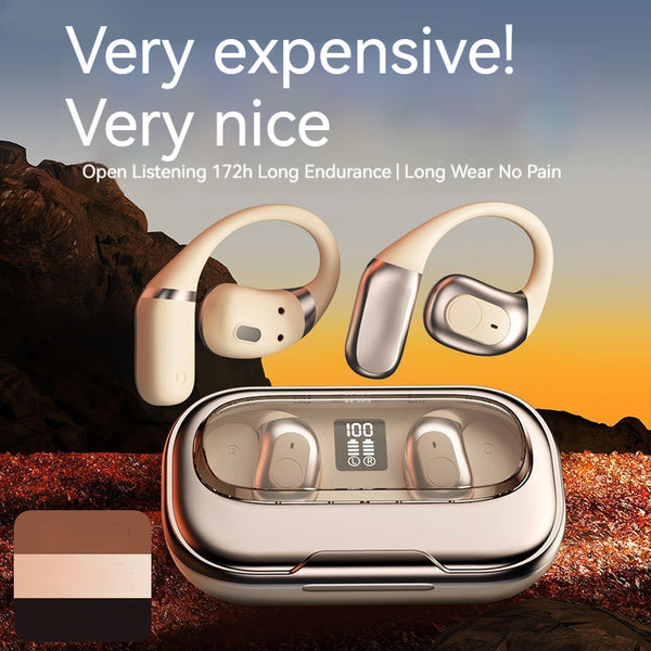 Wireless Sports Bluetooth Headset - 8-10 Hour Battery Life & Comfortable Ear Hook Design