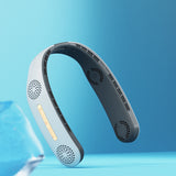 Ultimate Wearable Neck Fan - Silent USB Rechargeable Cooling Device for Active Lifestyles