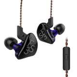 KZ ES3 Professional In-Ear Headphones - HiFi Wired Earbuds with Microphone