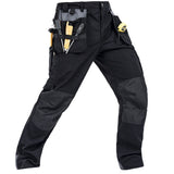 Industrial Cargo Work Pants - Multi-Pocket Construction Trousers