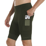 High-Performance Cycling Shorts with Sweat-Absorbing Cushion - Men's Breathable Bicycle Pants