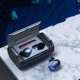 Premium Wireless Bluetooth Earbuds - 15M Range with Battery Display & Voice Control