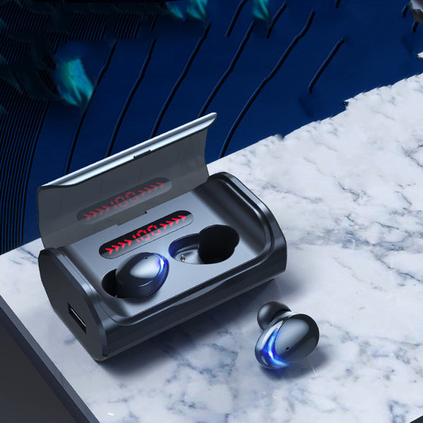 Premium Wireless Bluetooth Earbuds - 15M Range with Battery Display & Voice Control