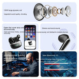 Semi-In-Ear Bluetooth 5.3 Headset - ENC Noise Reduction with Digital Display