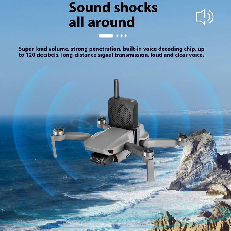 Professional UAV High-Altitude Megaphone Speaker System with Walkie Talkie