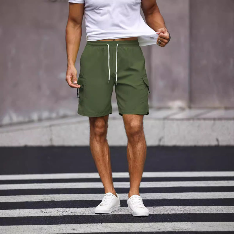 Comfortable Men's Summer Workwear Shorts - Loose Fit Plus Size Casual Shorts