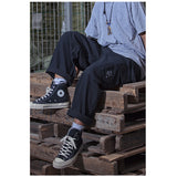 Relaxed Fit Denim Overalls - Vintage Style Workwear