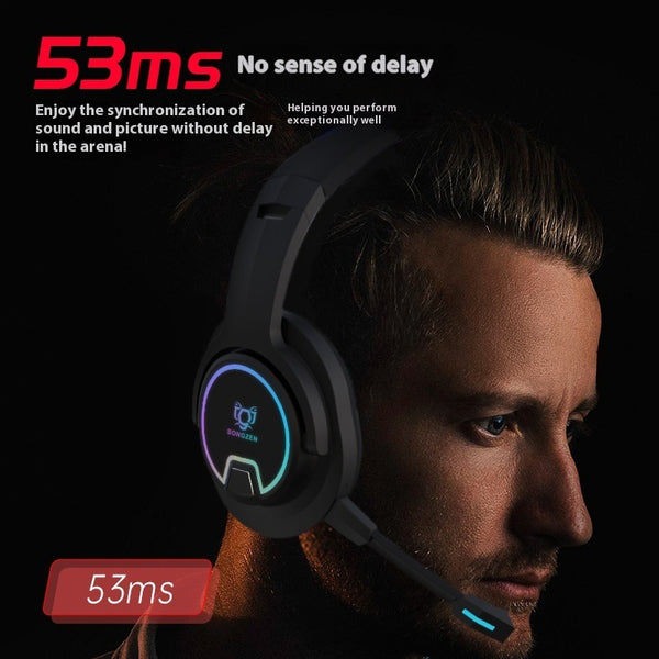 Wireless Gaming Headset with Microphone - E-Sports Noise Reduction Bluetooth Headphones